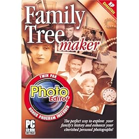 COSMI Family Tree Maker / Photo Editor Twin Pak (Windows)