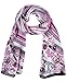 New Gradual Curves with Floral Design Viscose Scarf