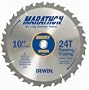 Irwin Industrial Tools 14233 10-Inch 24-Teeth 5/8-Inch Arbor Miter and Table Saw Blade
