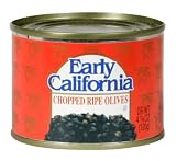 Early California Ripe Chopped Olives, 4.25-Ounce Cans (Pack of 24)