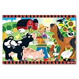Melissa & Doug Happy Harvest Farm Floor Puzzle