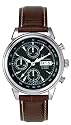 Accutron Men's Gemini Automatic Chronograph Leather Watch #26C02