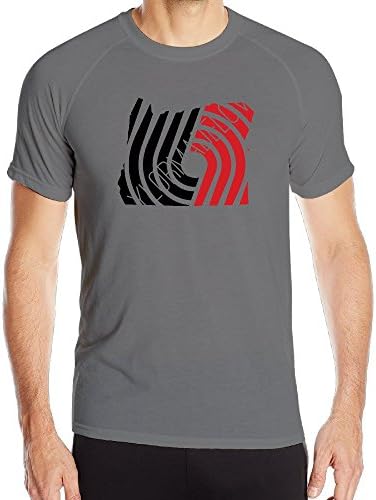 Portland Trail Blazers Logo Damian Lillard Men's Ultimate Athletic Short-Sleeve Shirt