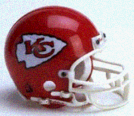 Riddell Kansas City Chiefs NFL Replica Mini Helmet w/Z2B Mask