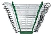 SuperKrome 86265 12-Point 8-to-22-mm Combination Wrench Set, 15-Piece