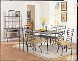 Stone Top Dinette Set By Acme Furniture