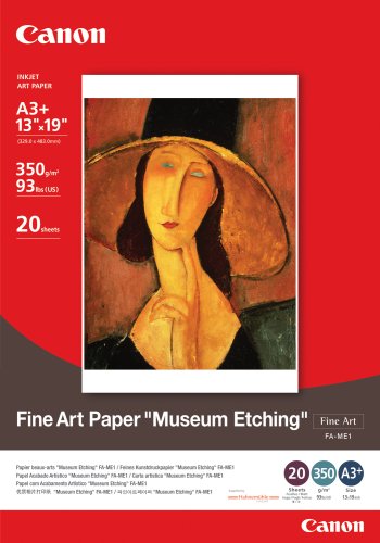 Office Product: Canon Fine Art Paper Museum Etching 13x19 20 Sheets  1262B007 
