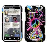 Motorola Defy (MB525) Protector Case - Peace Pop