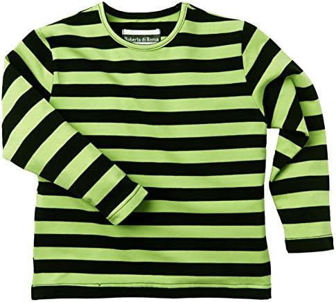 Roberta Di Roma Little Girls Cotton Knit Jersey Striped T-shirt - Mint (Size 6)