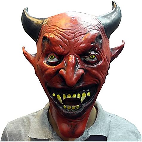 HLLWN Expresss, Red Devil, Halloween Masquerade Party Latex Mask 2014 HLWMSK53