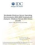 Review IDC Research  / Worldwide Windows Server Operating Environments 2005-2009 Forecast and Analysis: Windows Server 2003 Drives Growth