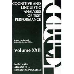 Advances in Discourse Processes: Cognitive and Linguistic Analyses of Test Performance v. 22 (Advances in Discourse Processes)