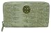 Tory Burch Carson Zip Continental Leather Wallet White