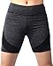 Neonysweets Womens Active Gym Workout Shorts Cycling Running Shorts Gray M