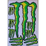 MONSTER モンスター クロー ステッカー シート グリーン 035