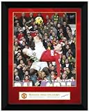 GB Eye Framed Photograph, Manchester United, Rooney Derby Goal, 8x6-inch