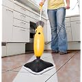 Wolf 900w Lightweight Steam Cleaner Mop Complete with 2 Washable Microfibre Cloths and Carpet Glider