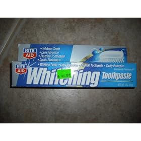 NATIONAL BRAND WHITENING TOOTHPASTE 3oz. (compare to Rembrant) (4 PACK)