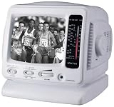 Spectra 52-BWR-W 5 Portable B&W Television w/ AM/FM Radio