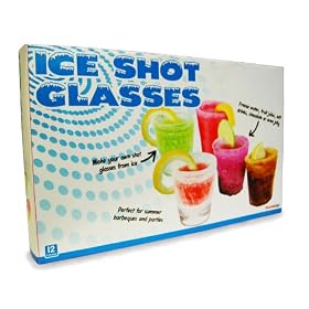Freeze Shot Glasses glace gel� glace moules x 12 Pack