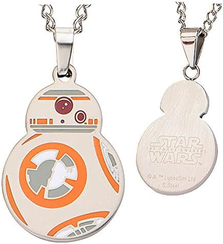 Star Wars Episode VII - The Force Awakens Bb-8 Cutout Pendant Necklace