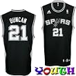 Adidas San Antonio Spurs Manu Ginobili Youth (Sizes 8-20) Replica Road Jersey