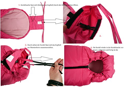 Imagen 3 de Kaiser - Cubrepiernas térmico para carritos de bebé, color verde caqui