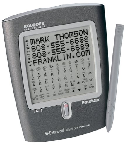 Franklin RF 8130 768K Palm Style Touch Screen PDA