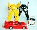 4GB Car/Super Robot USB Flash Drive(Yellow)