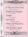 A tale of two Cities, Wuthering Heights, Emma, Jane Eyre, Pride and Prejudice, The Scarlet Letter (Classic Collections: A Tale of Two Cities)