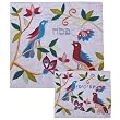 Raw Silk Applique'd Matzah Cover and Optional Afikoman Cover CAT# MAS-25