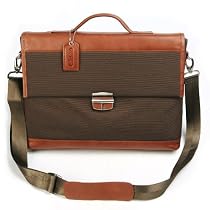 BGSD York Nylon & Leather Messenger Bag