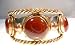 Cuff, Carnelian Rope Braid