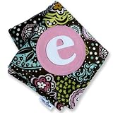 Two Tinas Signature Monogram Blanket in Pink Chocolate - Initial P
