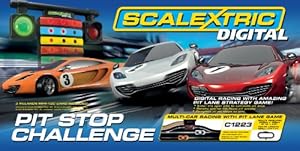 Scalextric Digital C1296 Pit Stop Challenge 1:32 Scale Race Set
