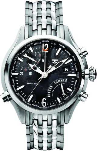 TX Men's T3B811 500 Series World Time Stainless Steel Watch
