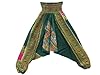 Boho Belly Dance Pants Hippie Harem Gypsy Trippy Green Yoga Pant Jumpsuit