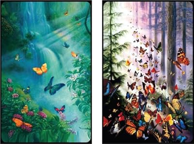 Double Deck Bridge Playing Cards - Butterfly Dance