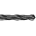 Cleveland 2001 Style High Speed Steel Jobbers' Drill Bit, Black Oxide, Round Shank, 118 Degree Conventional Point