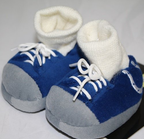 Indianapolis Colts NFL Premium Baby Sneaker Slippers - 3-6 Months