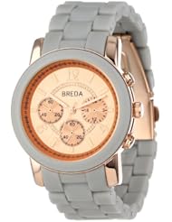 Breda Womens 2353-grey Kate Lightweight Medium Boyfriend Watch
