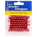 6mm Loose Round Pearls, Red, 120 Pc Pkg (1 Pack)