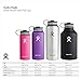 Hydro Flask Insulated Stainless Steel Water Bottle, Wide Mouth, 40-Ounce, Lychee Red