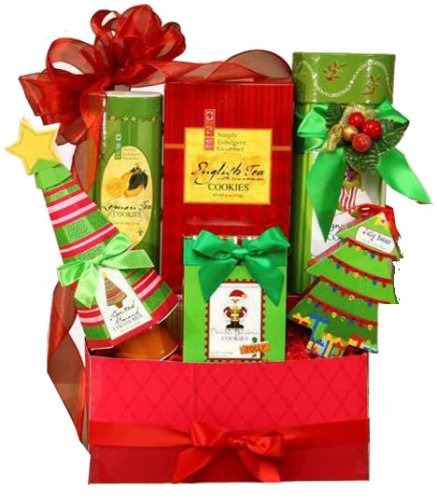 Too Good Gourmet Holiday Treats Medium Basket, 6-Pound Box by Too Good Gourmet