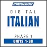 Italian Phase 1, Units 1-30: Learn to Speak and Understand Italian with Pimsleur Language Programs