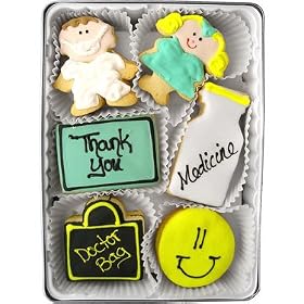 Beautiful Sweets Doctor Thank You Organic Cookies