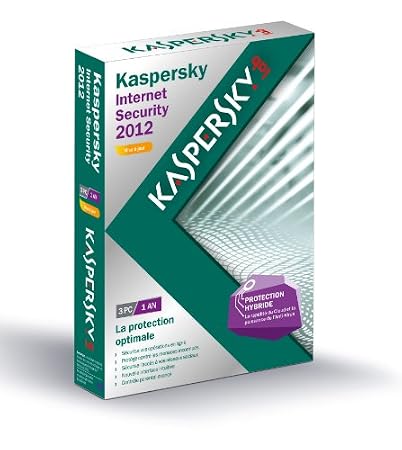 Kaspersky internet security 2012 - Mise à jour (3 postes, 1 an)
