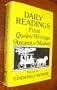 Daily Readings from Quaker Writings Ancient and Modern