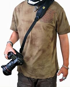 Rainbiwimaging Quick Neck Shoulder Strap for Canon Nikon Olympus Pentax Panasonic Sony Camera - Black