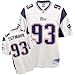 Reebok New England Patriots Richard Seymour Replica White Jersey